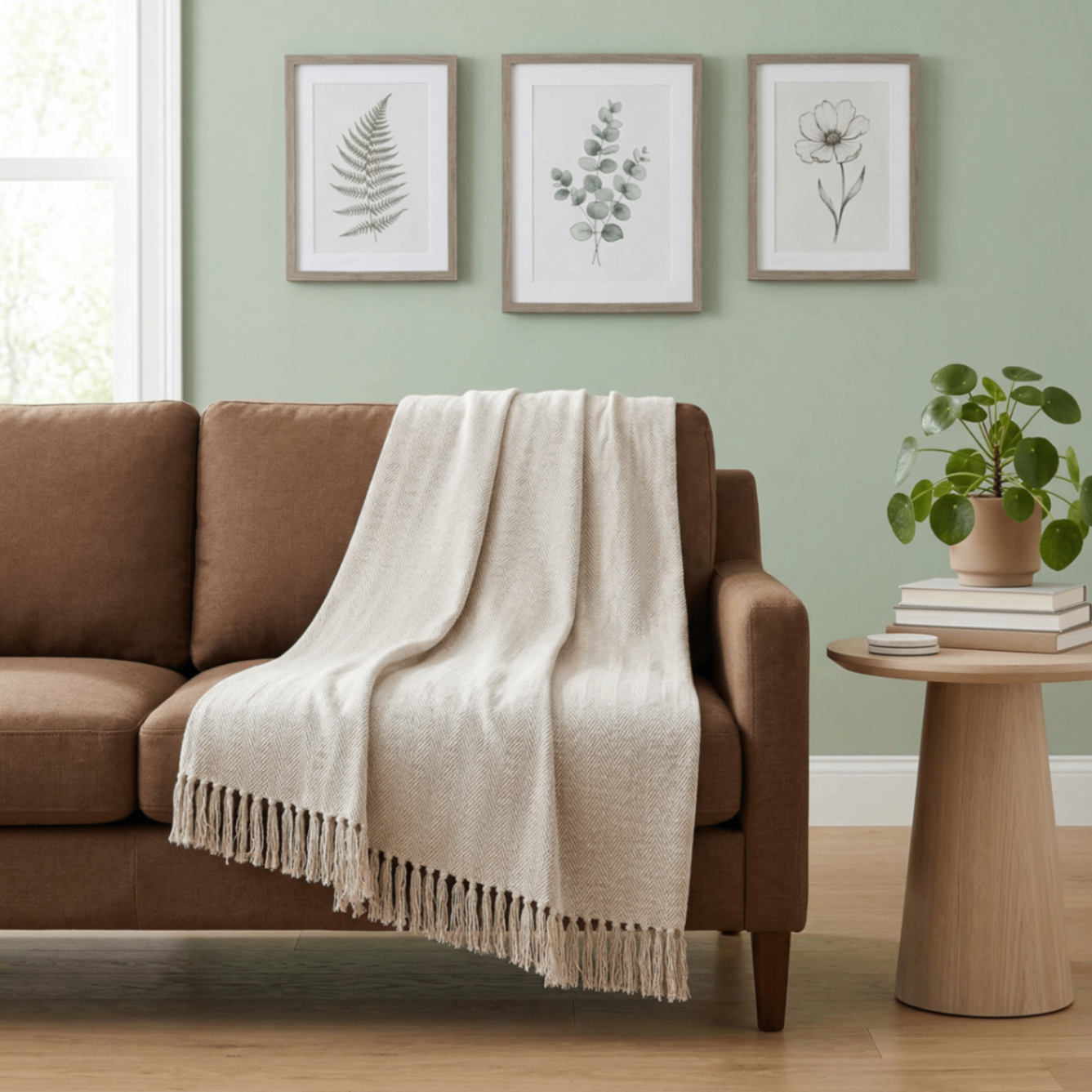 Throw Blanket - Living Room Scene
